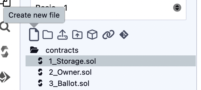 Creating a new contract
